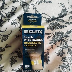 Yellow Security Wrist Bands